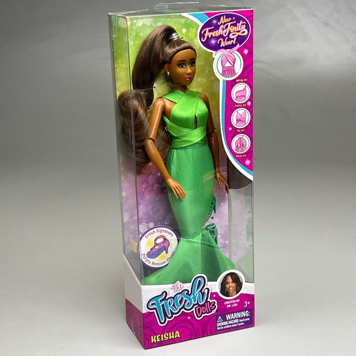 FRESH DOLLS New Fresh Finity Wear Keisha 11.5" (Dr. Lisa) 50011 - for just $8! 
