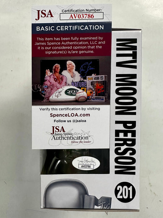 Pat Monahan (Train) Signed MTV Moon Person Funko Pop #201 With JSA COA - for just $130! 