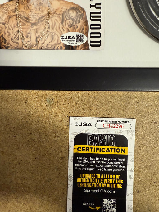 Wiz Khalifa Signed Blacc Hollywood Framed CD Booklet With JSA COA - for just $275! 
