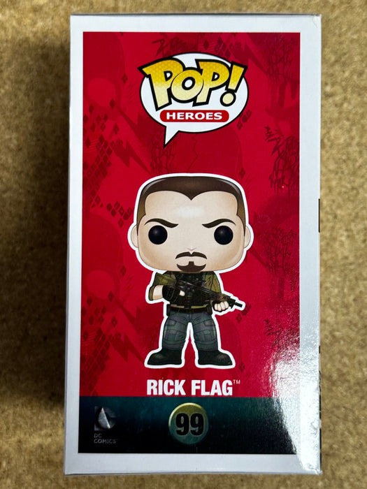 Funko Pop! DC Heroes Rick Flag #99 Suicide Squad 2016 Vaulted - for just $7! 