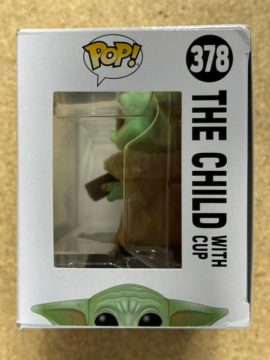 Funko Pop! Star Wars Grogu With Cup #378 Mandalorian 2020 Baby Yoda Child - for just $8! 