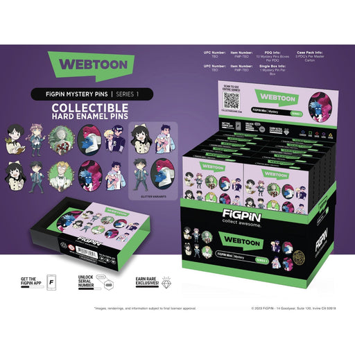 FiGPiN Webtoon Mystery Minis Series 1 - Just $8.95! Shop now at Retro Gaming of Denver