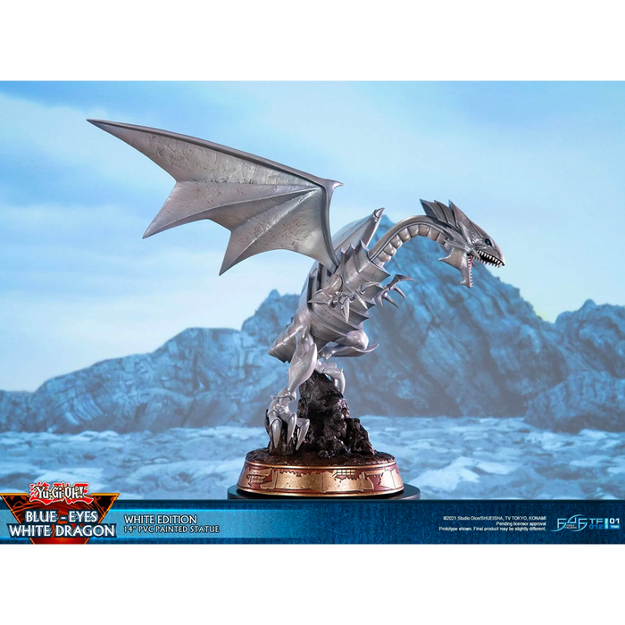 First 4 Figures Yu-Gi-Oh! Blue Eyes White Dragon Statue - White Variant Limited Edition - for just $149.99! 