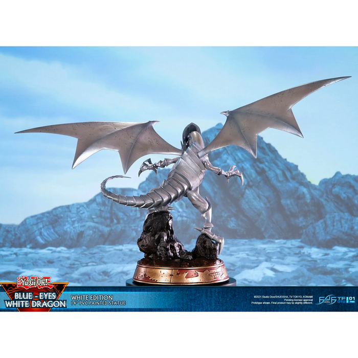 First 4 Figures Yu-Gi-Oh! Blue Eyes White Dragon Statue - White Variant Limited Edition - for just $149.99! 