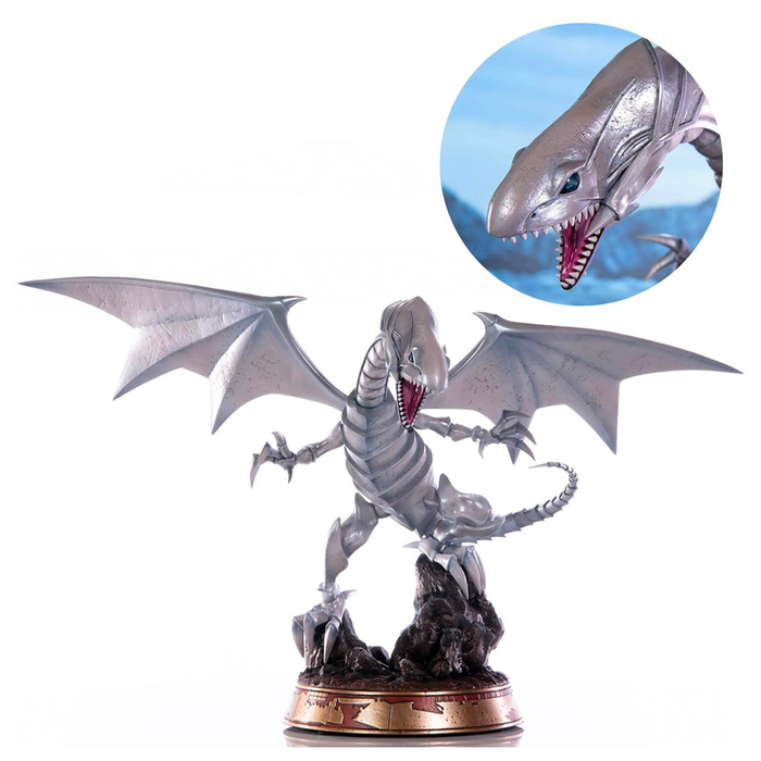 First 4 Figures Yu-Gi-Oh! Blue Eyes White Dragon Statue - White Variant Limited Edition - for just $149.99! 