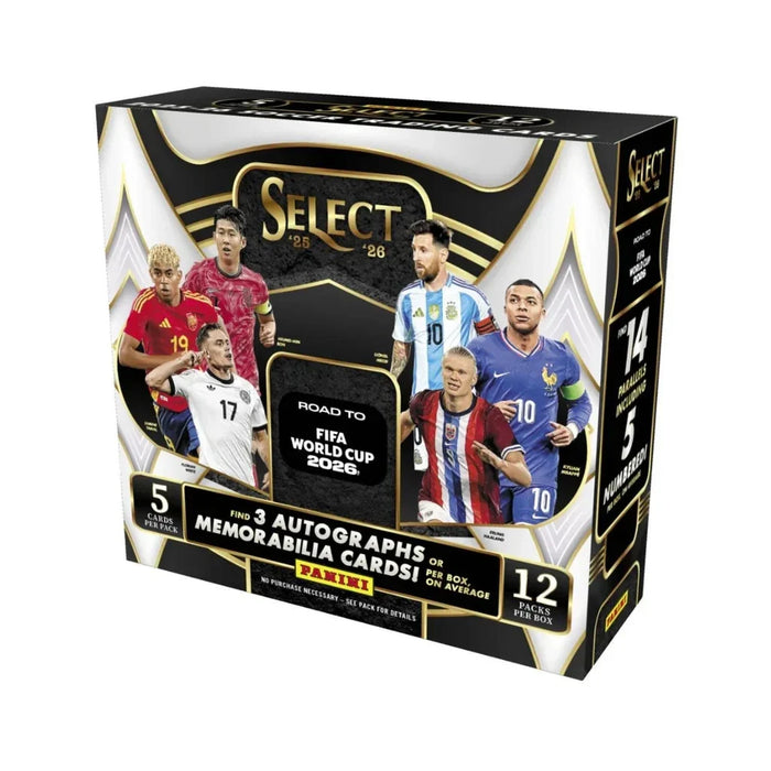 2025–26 Panini Select Road to FIFA World Cup 2026 Hobby Box - for just $500! 
