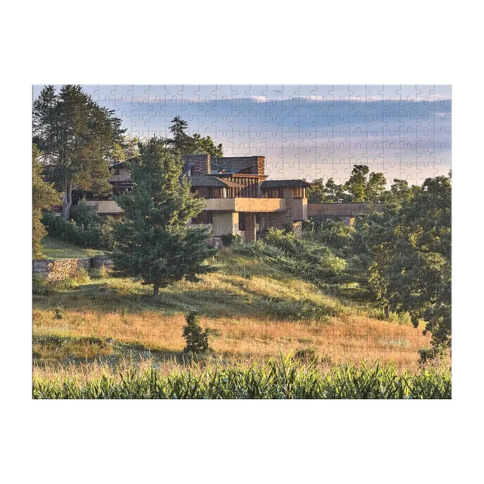 FLW Taliesin & Taliesin West Double-Sided 500 Piece Jigsaw Puzzle Galison - for just $17.99! 