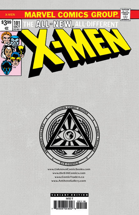 [Signed by Nathan Szerdy] X-MEN #101 FACSIMILE EDITION UNKNOWN COMICS NATHAN SZERDY EXCLUSIVE RED VIRGIN CONVENTION VAR [IN STOCK] - for just $40! 