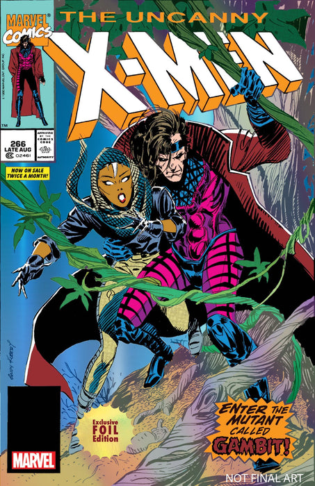 [Double Signed by Alison Sealy-Smith | Aj LoCasio] [Foil] Uncanny X-Men #266 Unknown Comics Exclusive Facsimile Edition Var [IN STOCK] - for just $120! 
