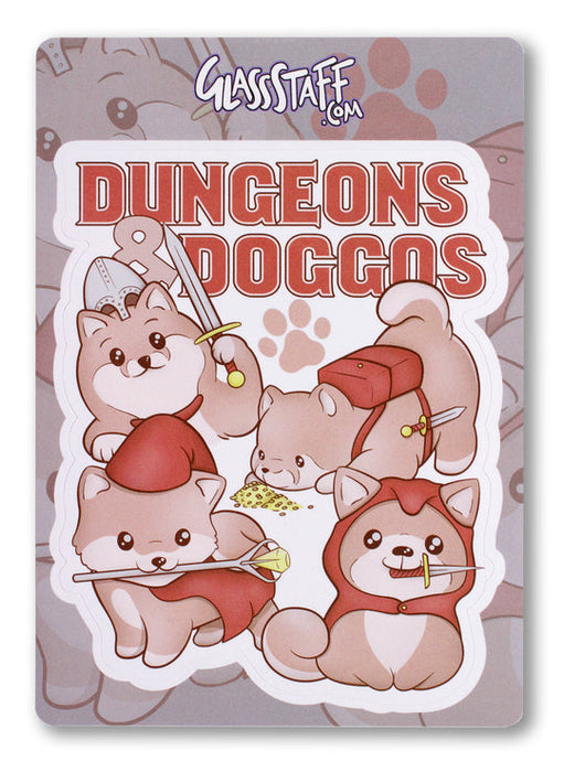 Forged Gaming: Sticker - Die Cut Vinyl - Waterproof - 3.5" - Dungeons & Doggos - for just $4.50! 
