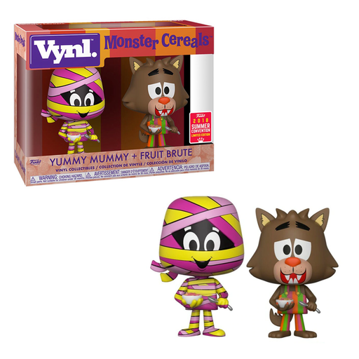Funko VYNL: AD Icons: Monster Cereals - Yummy Mummy and Fruit Brute Vinyl Figures 2018 Summer Convention Exclusive - for just $24.99! 