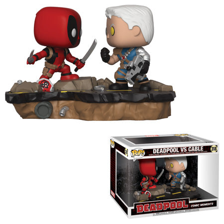 Funko POP! Deadpool - Deadpool Vs Cable Comic Moments Vinyl Figure #318 - for just $29.95! 