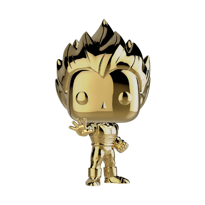 Funko POP! Dragon Ball Z - Super Saiyan Vegeta (Gold Chrome) #154 SDCC 2018 Toy Tokyo Exclusive [READ DESCRIPTION] - for just $39.99! 