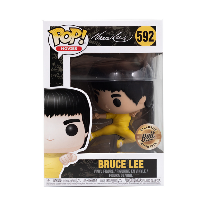 Funko POP! Enter the Dragon - Bruce Lee (Yellow) (Flying Man) Vinyl Figure #592 Bait Exclusive [READ DESCRIPTION] - for just $34.99! 