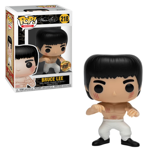 Funko POP! Enter the Dragon - Bruce Lee (White Pants and Scars) Vinyl Figure #218 Bait Exclusive - for just $39.99! 