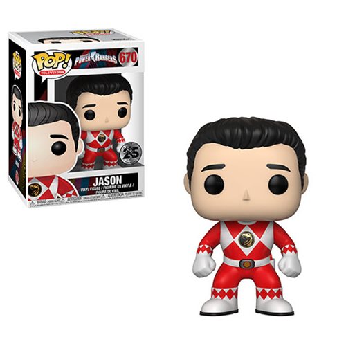Funko POP! Power Rangers - Red Ranger No Helmet Vinyl Figure #670 - for just $11.99! 