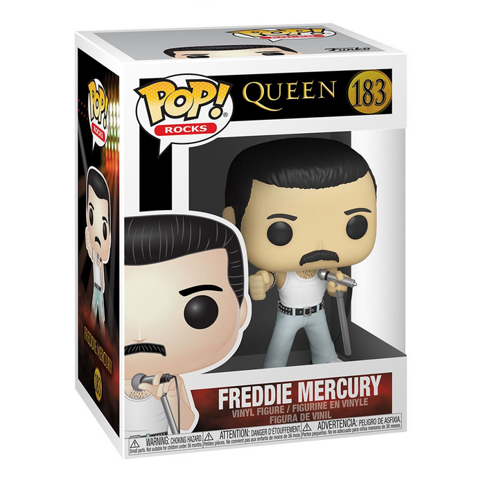 Funko POP! Rocks: Queen - Freddie Mercury Radio Gaga 1985 Vinyl Figure #183 - for just $11.99! 
