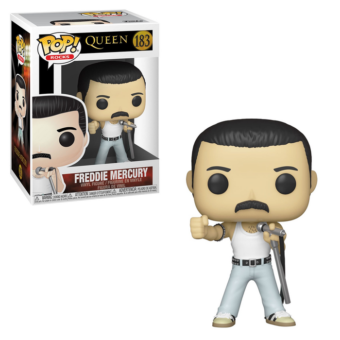 Funko POP! Rocks: Queen - Freddie Mercury Radio Gaga 1985 Vinyl Figure #183 - for just $11.99! 