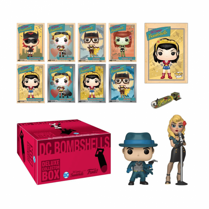 Funko POP! DC Bombshells -  Delux Collector Box Set with Batman Bombshell Vinyl Figure - for just $23.99! 