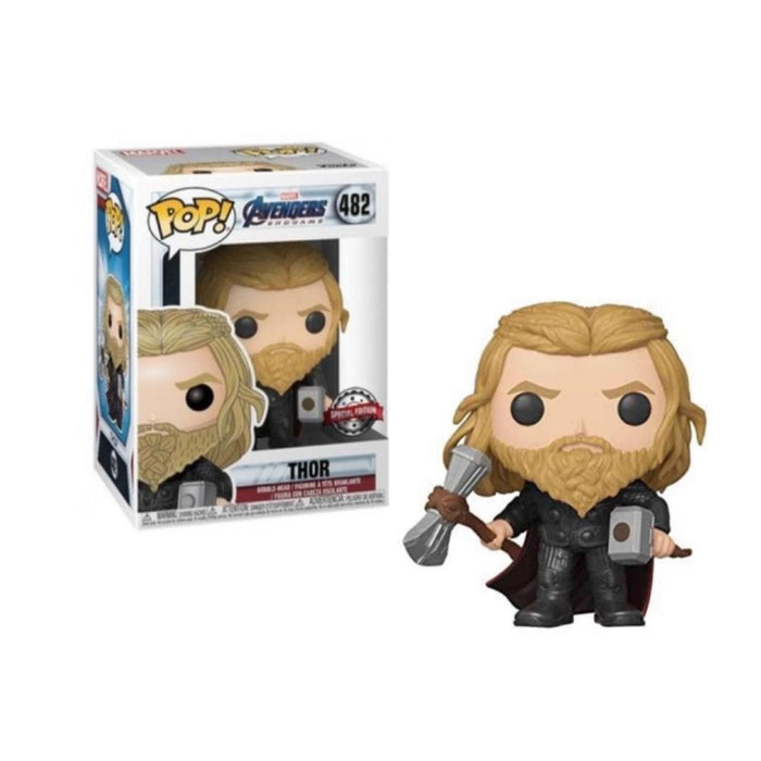 Funko POP! Avengers: Endgame - Thor with Mjolnir and Stormbreaker Vinyl Figure #482 Special Edition Exclusive - for just $29.99! 