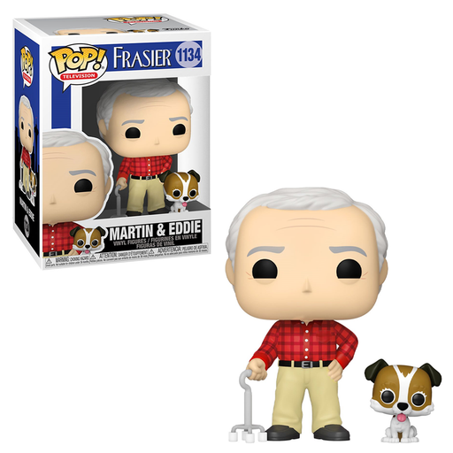 Funko POP! Frasier - Martin with Eddie Vinyl Figure #1134 - for just $11.99! 