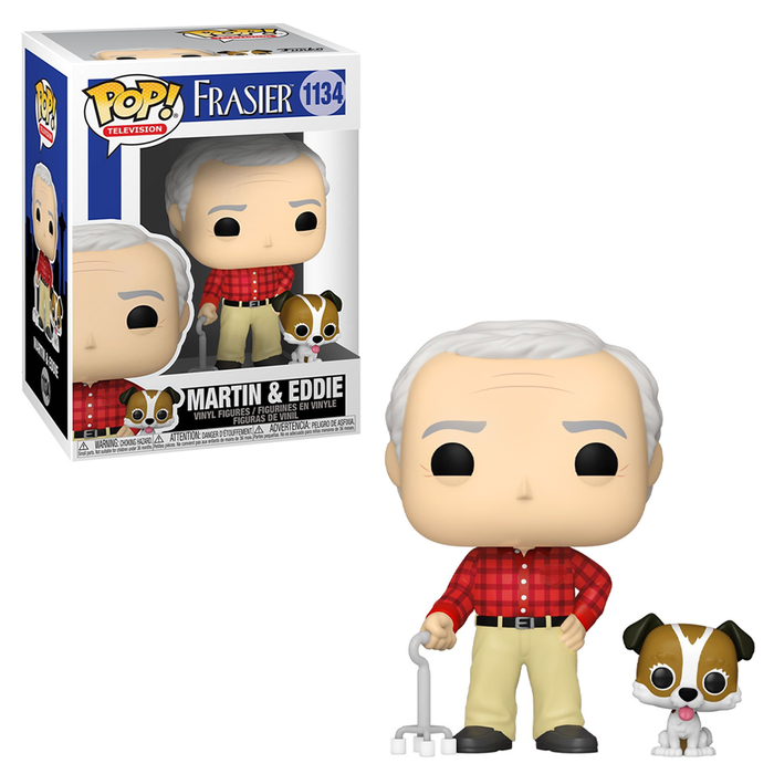 Funko POP! Frasier - Martin with Eddie Vinyl Figure #1134 - for just $11.99! 
