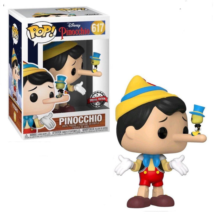 Funko POP! Pinocchio - Pinocchio (Long Nose) with Jiminy Cricket Vinyl Figure #617 Special Edition Exclusive [READ DESCRIPTION] - for just $24.99! 