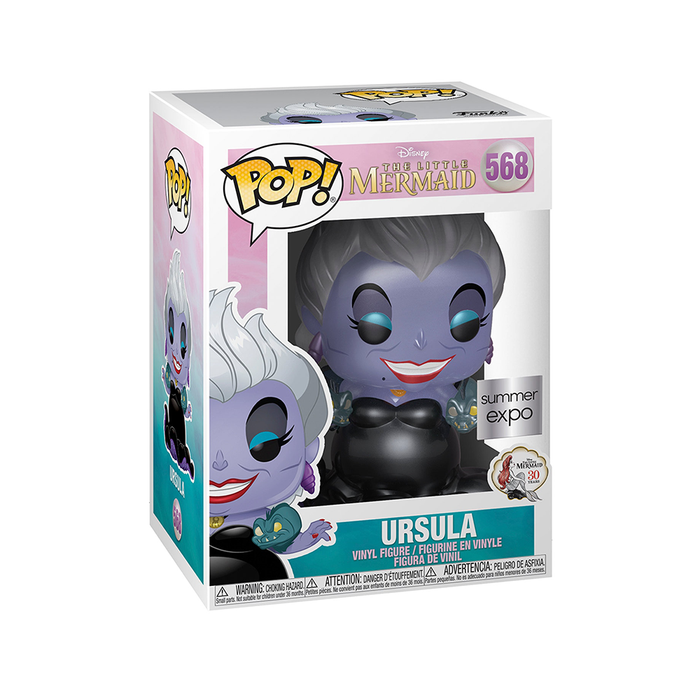 Funko POP! The Little Mermaid - Metallic Ursula Vinyl Figure #568 Summer Expo Exclusive - for just $24.99! 