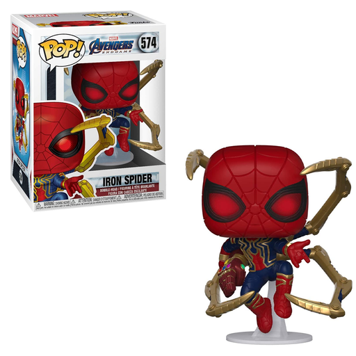 Funko POP! Avengers: Endgame - Iron Spider with Nano Gauntlet Vinyl Figure #574 - for just $11.99! 