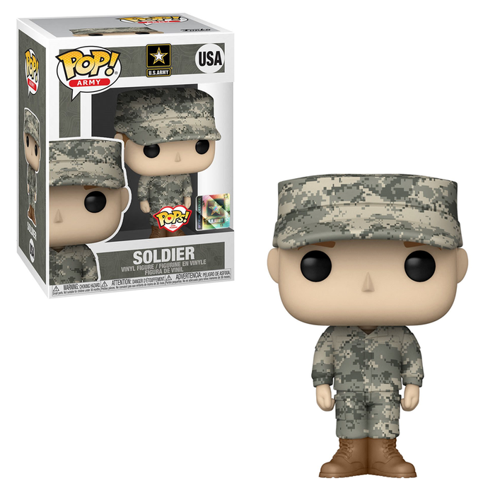 Funko POP! Pops! with Purpose: Army - Male 2 (Combat Uniform) Vinyl Figure - for just $11.99! 