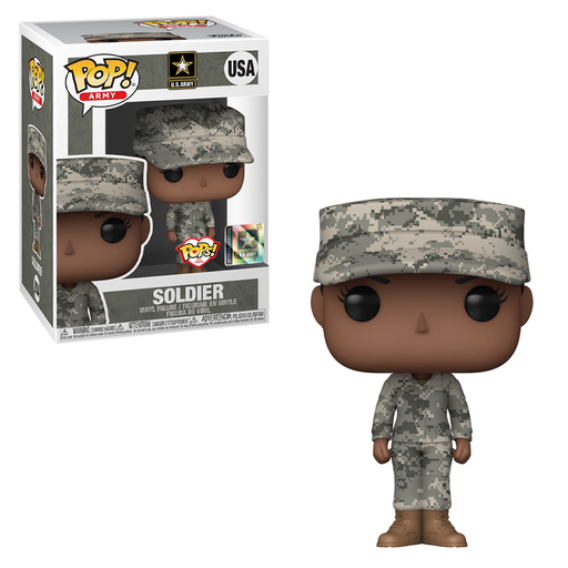 Funko POP! Pops! with Purpose: Army - Female 1 (Combat Uniform) Vinyl Figure - for just $11.99! 