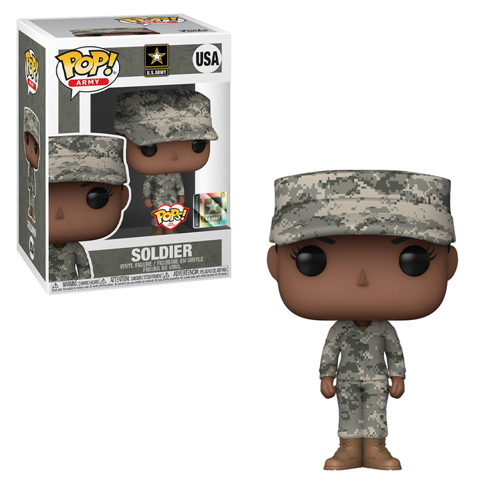 Funko POP! Pops! with Purpose: Army - Female 1 (Combat Uniform) Vinyl Figure - for just $11.99! 