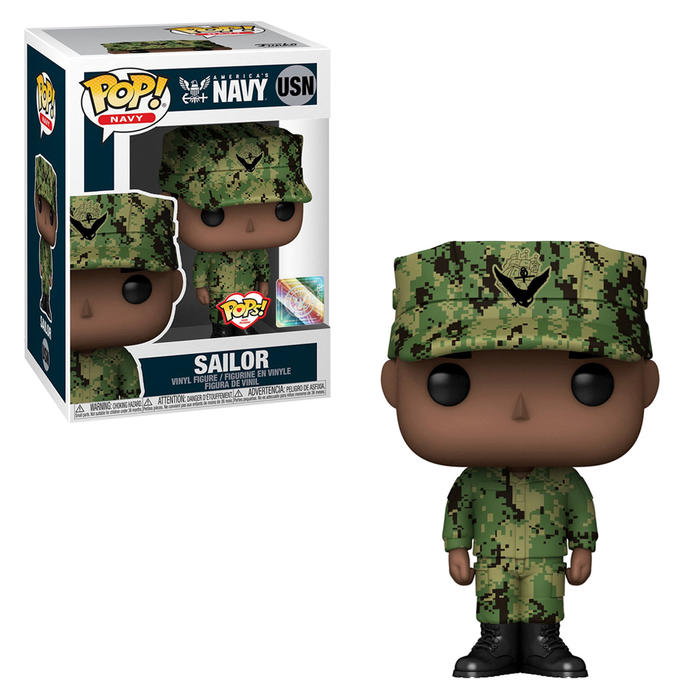 Funko POP! Pops! with Purpose: U.S. Navy - Working Uniform Male 1 Vinyl Figure - for just $11.99! 