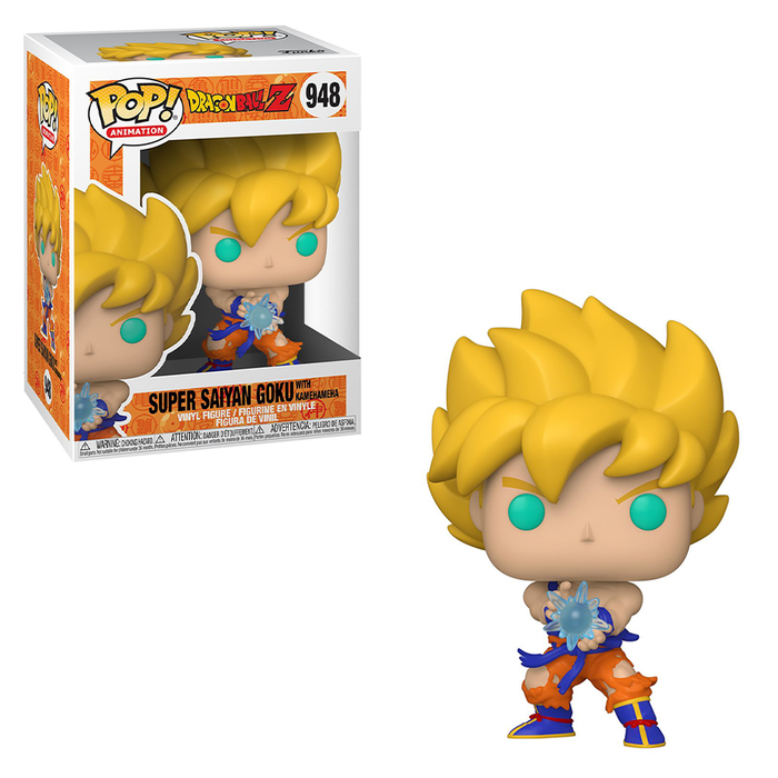 Funko POP! Dragon Ball Z S9 -  Super Saiyan Goku with Kamehameha Wave Vinyl Figure #948 - for just $14.99! 