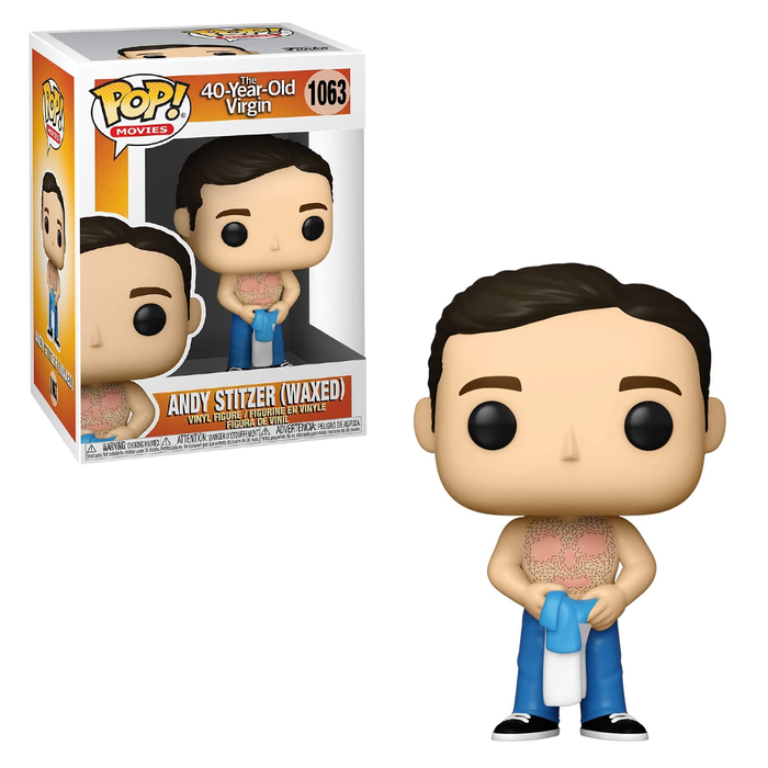 Funko POP! 40 Year Old Virgin - Andy Waxed Vinyl Figure #1063 - for just $11.99! 