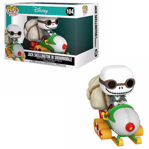 Funko POP! Rides: Disney: Nightmare Before Christmas - Jack Skellington In Snowmobile Vinyl Figure #104 - for just $29.95! 