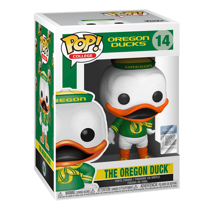 Funko POP! College: University of Oregon - The Oregon Duck Vinyl Figure - for just $11.99! 