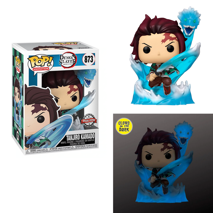 Funko POP! Demon Slayer: Kimetsu no Yaiba - Tanjiro Kamado (Water Breathing) GITD Vinyl Figure #867 Special Edition Exclusive - for just $29.95! 