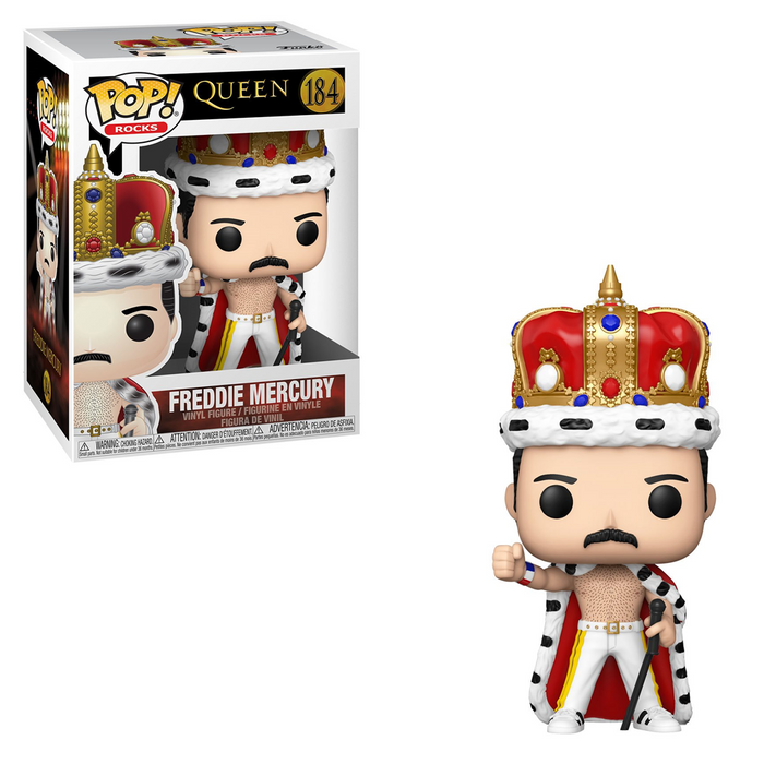 Funko POP! Rocks: Queen - Freddie Mercury King Vinyl Figure #184 - for just $11.99! 