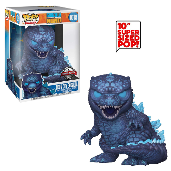 Funko POP! Godzilla Vs Kong - Neon City Godzilla 10-Inch Vinyl Figure #1015 Special Edition Exclusive [READ DESCRIPTION] - for just $59.95! 