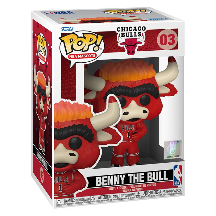 Funko POP! NBA Mascots: Chicago - Benny the Bull Vinyl Figure #3 - for just $11.99! 