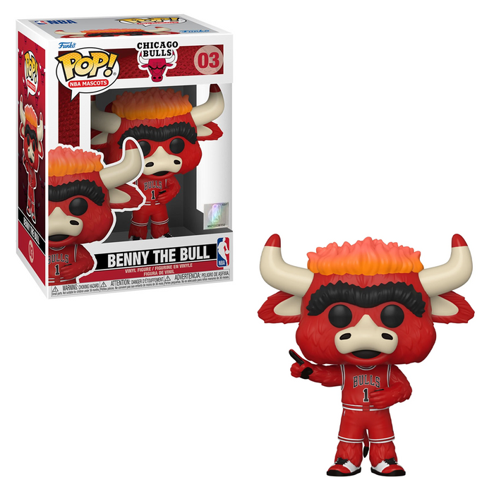 Funko POP! NBA Mascots: Chicago - Benny the Bull Vinyl Figure #3 - for just $11.99! 