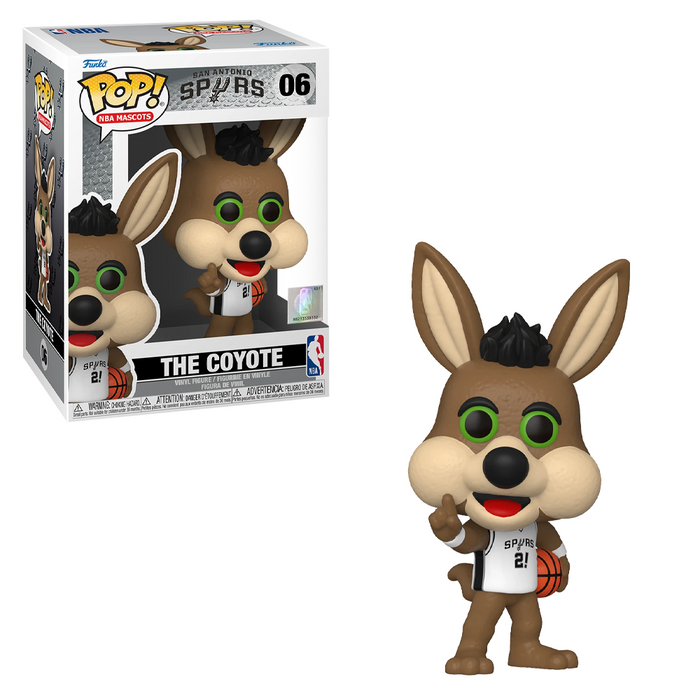 Funko POP! NBA Mascots: San Antonio - The Coyote Vinyl Figure #6 - for just $11.99! 