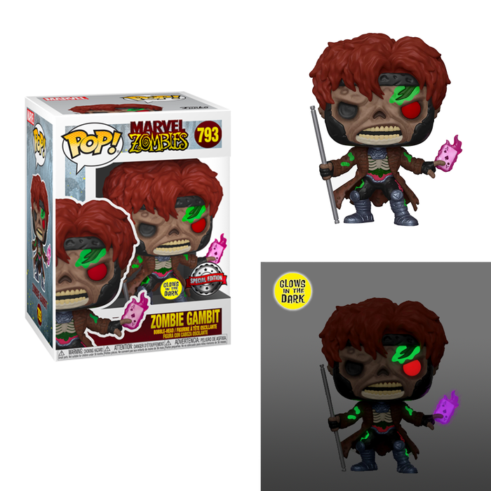 Funko POP! Marvel Zombies - Zombie Gambit (Glow in the Dark) Vinyl Figure #793 Special Edition Exclusive - for just $19.95! 