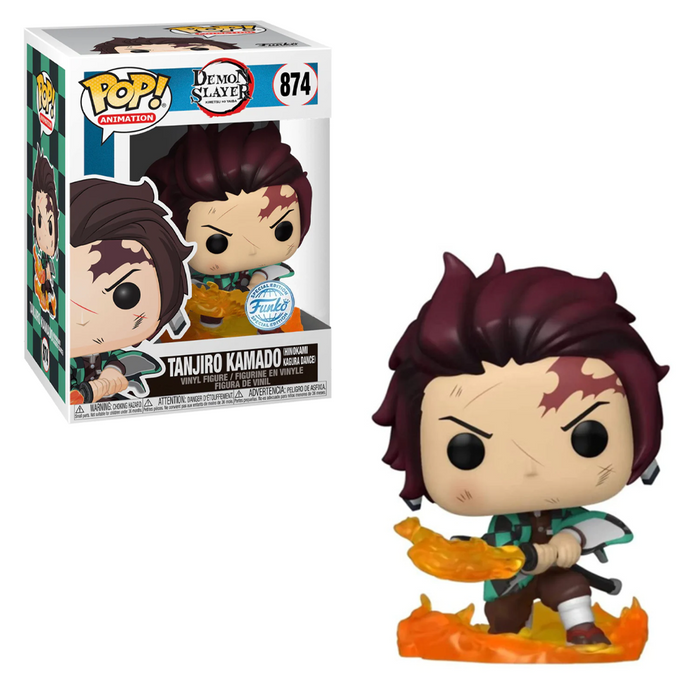 Funko POP! Demon Slayer: Kimetsu no Yaiba - Tanjiro Kamado (Hinokami Kagura Dance) Vinyl Figure #874 Special Edition Exclusive - for just $19.99! 
