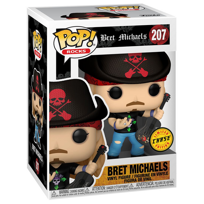 Funko POP! Rocks - Bret Michaels Vinyl Figure #207 - for just $11.99! 