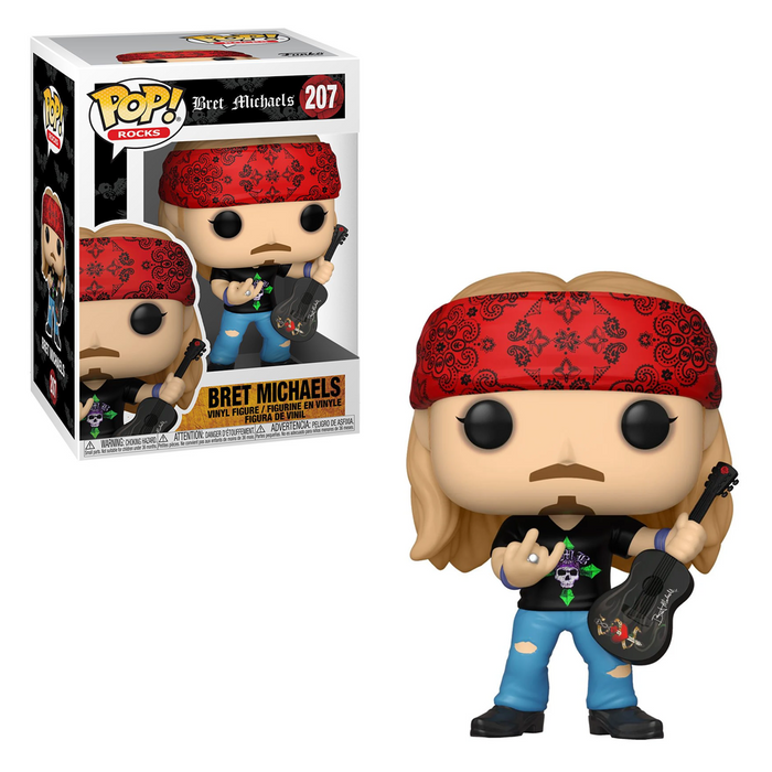 Funko POP! Rocks - Bret Michaels Vinyl Figure #207 - for just $11.99! 