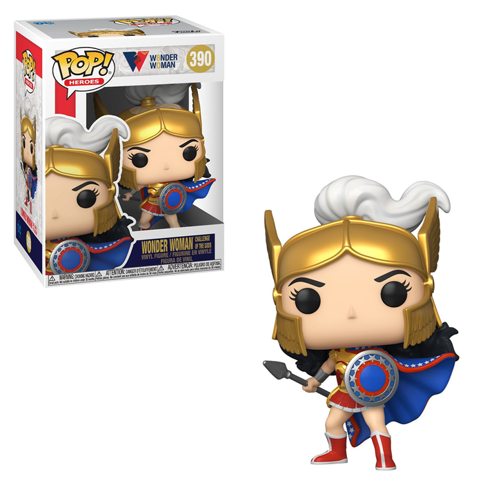 Funko POP! Wonder Woman 80th - Wonder Woman (Challenge Of The Gods) Vinyl Figure #390 - for just $11.99! 