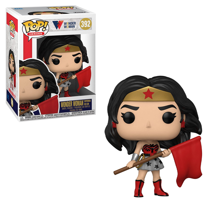 Funko POP! Wonder Woman 80th - Wonder Woman Superman: Red Son Vinyl Figure #392 - for just $11.99! 