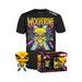 Funko POP! & Tee Collectors Box Marvel: X-Men - Wolverine (Blacklight) Special Edition Exclusive- Size Extra Large - for just $29.95! 